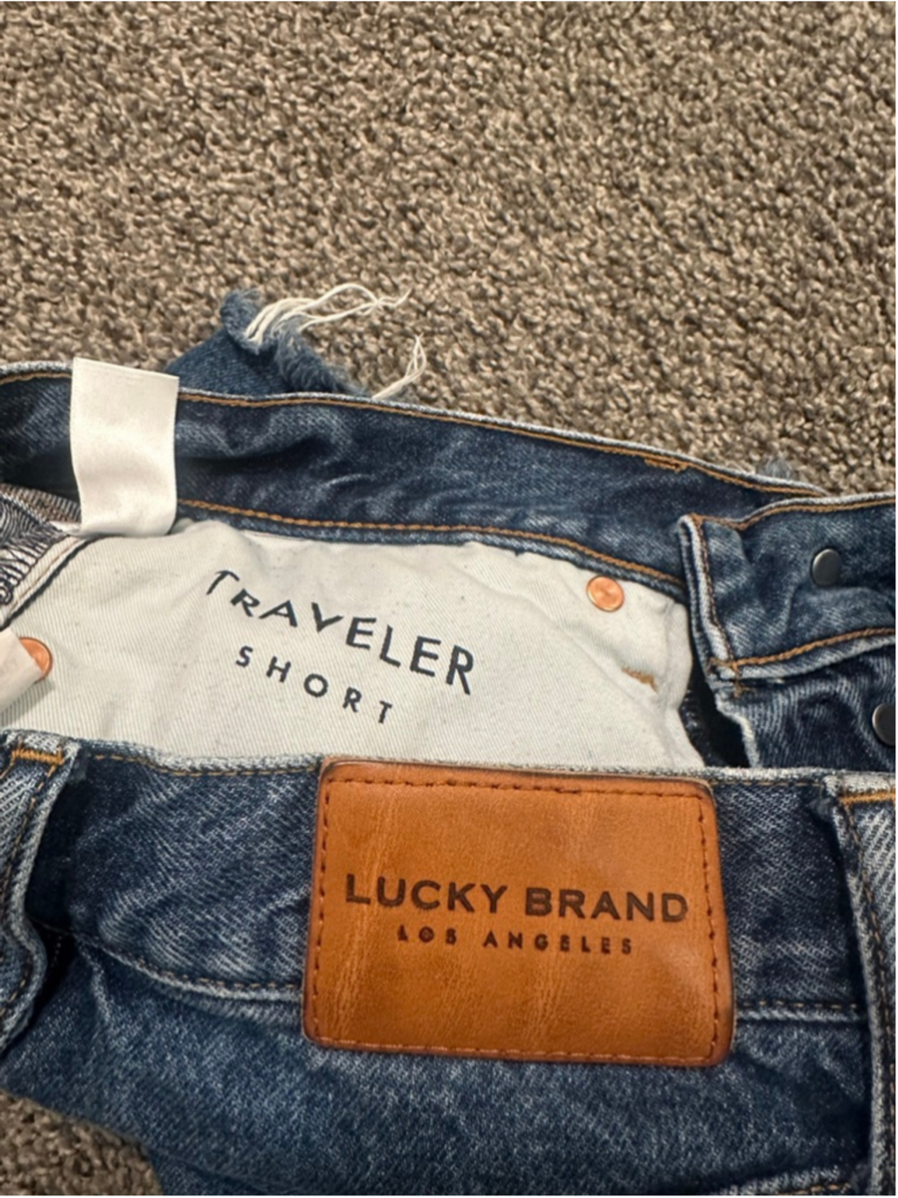 Lucky Brand Women's Blue Traveler Relaxed Jean Shorts Size 26 - Picture 10 of 13